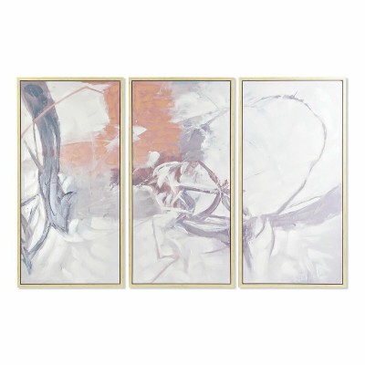 Toile DKD Home Decor polystyrène Toile 180 x 4 x 120 cm (3 Pièces)