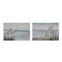 Toile DKD Home Decor Toile Bois MDF 90 x 2,5 x 60 cm