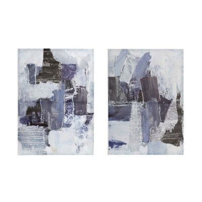 Canvas DKD Home Decor Canvas MDF Wood 50 x 2,5 x 70 cm