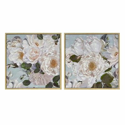 Toile DKD Home Decor polystyrène Toile 80 x 4 x 80 cm