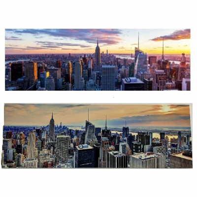 Canvas DKD Home Decor Canvas MDF Wood 120 x 2,3 x 40 cm 120 x 2,5 x 40 cm