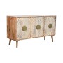 Sideboard Home ESPRIT White Golden Natural Wood 145 x 45 x 80 cm