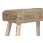 Footrest DKD Home Decor Brown Jute Natural Urban 60 x 30 x 40 cm