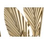 Wall Decoration DKD Home Decor Golden Tropical Leaf of a plant 80 x 2 x 80 cm