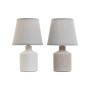 Lampe de bureau Home ESPRIT Blanc Beige 40 W 220 V 15 x 15 x 27 cm (2 Unités)