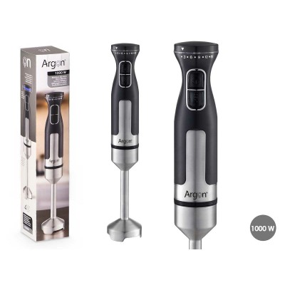 Hand-held Blender Argon SW-2317-BL Black Steel 1000 W