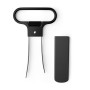 Ouvre-bouteille Koala Basic Noir Métal 11 x 6,5 x 1 cm (12 Unités)