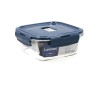 Boîte à lunch hermétique Luminarc Baltic Bleu verre 760 ml (6 Unités)