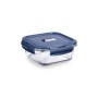 Boîte à lunch hermétique Luminarc Baltic Bleu verre 760 ml (6 Unités)