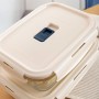 Hermetic Lunch Box Luminarc Baltic Cream Glass 1,22 L (6 Units)