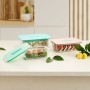 Hermetic Lunch Box Luminarc Joy Orange Glass 1,04 L (6 Units)