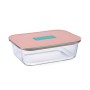 Hermetic Lunch Box Luminarc Joy Orange Glass 1,04 L (6 Units)