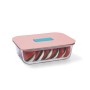 Hermetic Lunch Box Luminarc Joy Orange Glass 1,04 L (6 Units)
