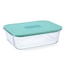 Hermetic Lunch Box Luminarc Joy Blue Glass 1,5 L (6 Units)