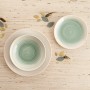 Assiette creuse Quid Velvet Jaune Céramique Ø 21,5 cm (12 Unités)