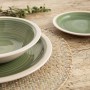 Assiette creuse Quid Calypso Vert Céramique Ø 21,5 cm (12 Unités)