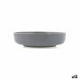 Assiette creuse Quid Duna Gris Céramique 18,5 x 5,3 cm (12 Unités)