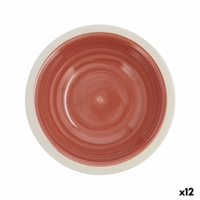 Assiette creuse Quid Calypso Terre cuite Céramique Ø 21,5 cm (12 Unités)