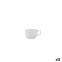 Tasse de café et de thé Bidasoa Serenity Hydrozero Blanc Céramique 90 ml (12 Unités)