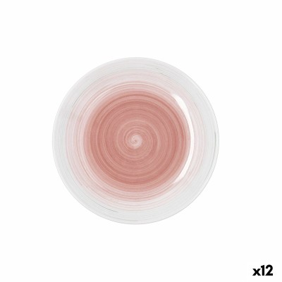 Assiette à dessert Quid Velvet Rose Céramique Ø 19 cm (12 Unités)