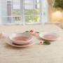 Assiette à dessert Quid Velvet Rose Céramique Ø 19 cm (12 Unités)