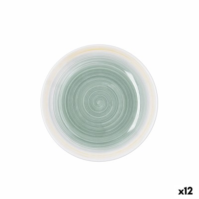 Assiette à dessert Quid Velvet Jaune Céramique Ø 19 cm (12 Unités)
