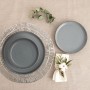 Assiette à dessert Quid Duna Gris Céramique 20 x 2,5 cm (12 Unités)