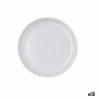 Dessert dish Bidasoa Moana Grey Ceramic Ø 21,5 cm (12 Units)