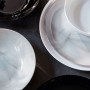 Assiette à dessert Luminarc Diwali Granit Marb Bicolore verre Ø 19 cm (24 Unités)