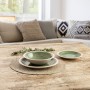Dessert dish Quid Calypso Green Ceramic Ø 19 cm (12 Units)