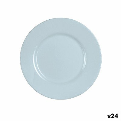 Dessert dish Luminarc Plumi Paradise Blue Glass Ø 19 cm (24 Units)