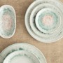 Dessert dish Bidasoa Kai Hydrozero White Ceramic Ø 21 cm (6 Units)