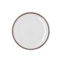 Dessert dish Bidasoa Orion Hydrozero White Ceramic Ø 21 cm (6 Units)