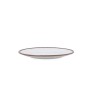 Dessert dish Bidasoa Orion Hydrozero White Ceramic Ø 21 cm (6 Units)