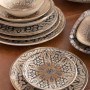 Dessert dish Bidasoa Deneb Hydrozero Brown Ceramic Ø 21 cm (6 Units)