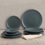 Dessert dish Bidasoa Element Hydrozero Blue Ceramic Ø 21 cm (6 Units)