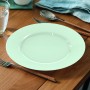 Dessert dish Luminarc Plumi Paradise Green Glass Ø 19 cm (24 Units)