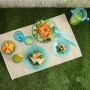 Salad Bowl Quid Gaia Turquoise Plastic Ø 25 cm (12 Units)