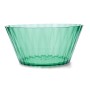 Salad Bowl Quid Iris Green Plastic Ø 25 cm (12 Units)