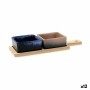 Ensemble à apértif Bidasoa Moana Multicouleur Céramique 25 x 9,5 x 4,5 cm 3 Pièces (12 Unités)