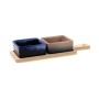 Ensemble à apértif Bidasoa Moana Multicouleur Céramique 25 x 9,5 x 4,5 cm 3 Pièces (12 Unités)