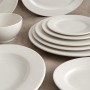Salad Bowl Bidasoa Serenity Hydrozero White Ceramic Ø 23 cm (6 Units)