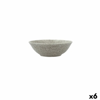 Bol pour Apéritifs Bidasoa Element Hydrozero Beige Céramique (6 Unités)