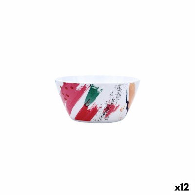 Bol pour Apéritifs Quid Acuarela Blanc Bioplastique 14,5 x 7 cm (12 Unités)