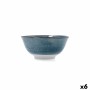 Snack Bowl Bidasoa Aura White Ceramic (6 Units)