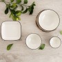Snack Bowl Quid Gastro Black White Black Ceramic (6 Units)