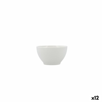 Bol pour Apéritifs Bidasoa Serenity Hydrozero Blanc Céramique (12 Unités)