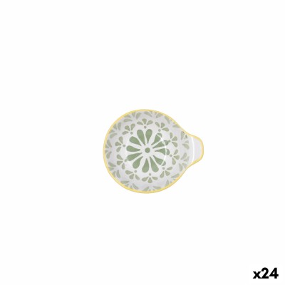 Bol pour Apéritifs Quid Velvet Vert Céramique 11,5 x 10 x 3,8 cm (24 Unités)