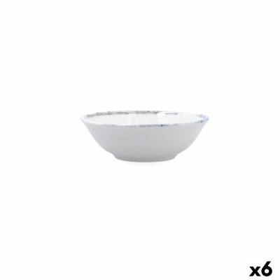 Bol pour Apéritifs Bidasoa Polaris Hydrozero Beige Céramique (6 Unités)
