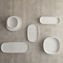 Bol pour Apéritifs Bidasoa Elite Blanc Céramique 18 x 18 x 3,5 cm (8 Unités)